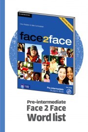 лексика з підручника- Face2Face Pre intermediate - з перекладом на українською