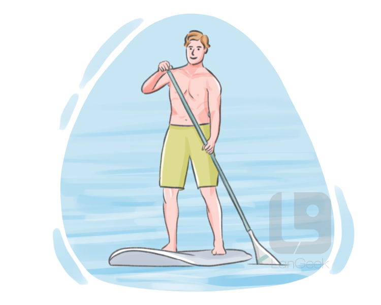 paddleboarding definition and meaning