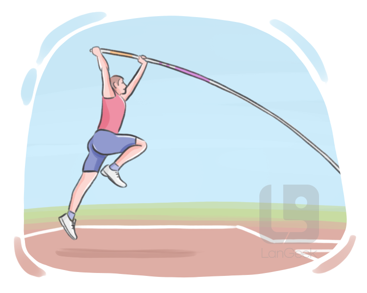 pole jump definition and meaning