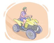 quad biking