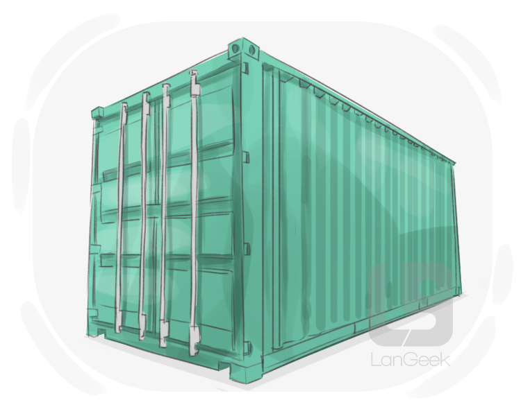 shipping container definition and meaning