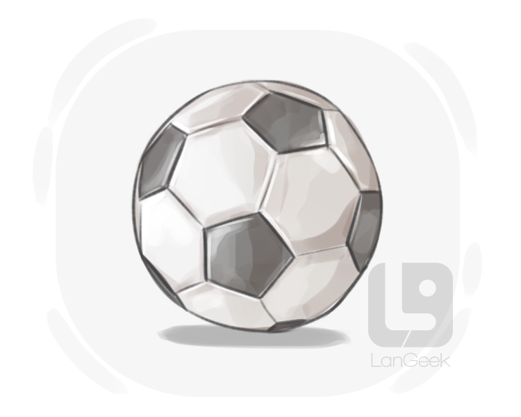 soccer ball definition and meaning