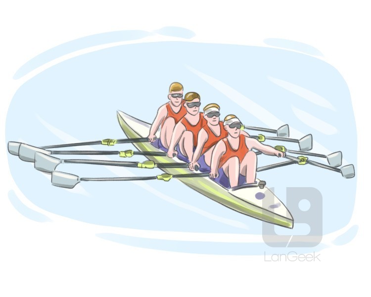 rowing definition and meaning