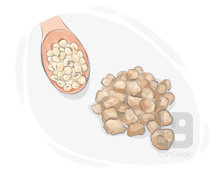textured vegetable protein definition and meaning