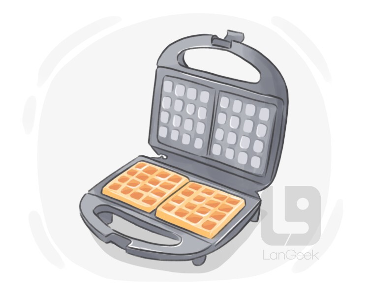 waffle iron definition and meaning