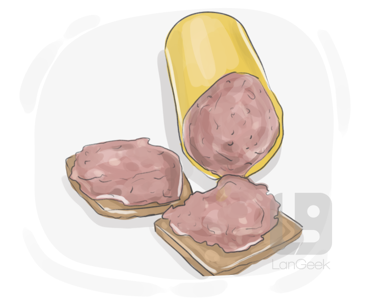 liver sausage definition and meaning