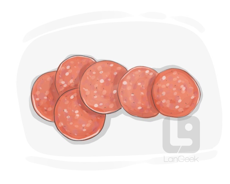 Definition & Meaning of "Pepperoni" LanGeek