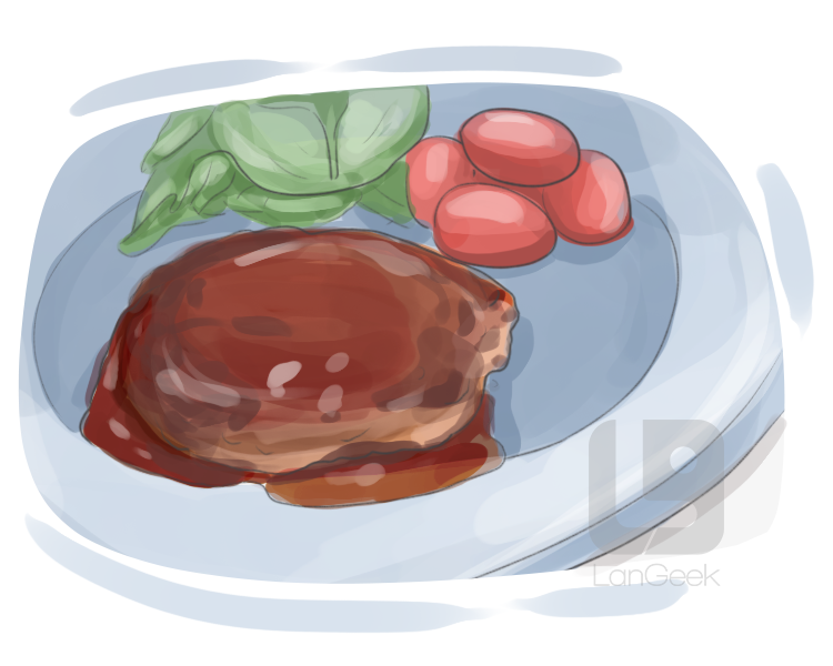 hamburger steak definition and meaning