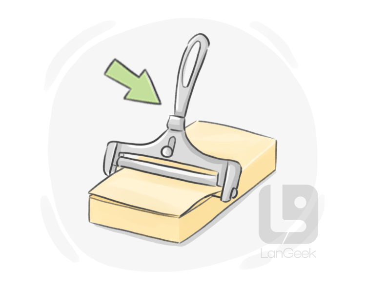 cheese cutter definition and meaning