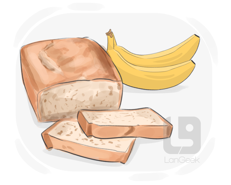 banana bread definition and meaning