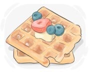 Belgian waffle