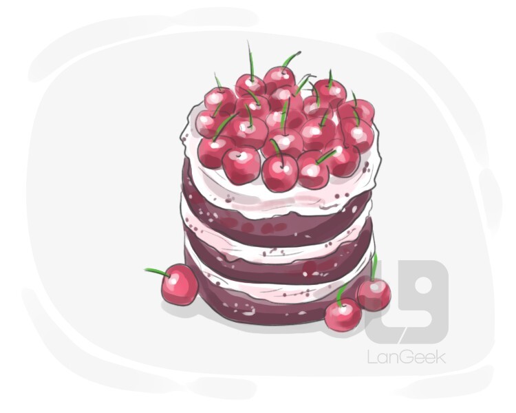 black forest cake definition and meaning