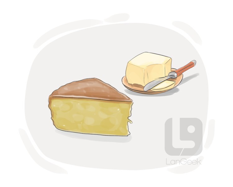 butter cake definition and meaning