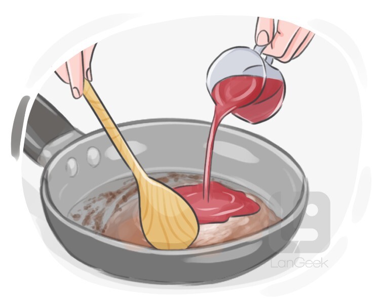 Definition & Meaning of "Deglaze" LanGeek