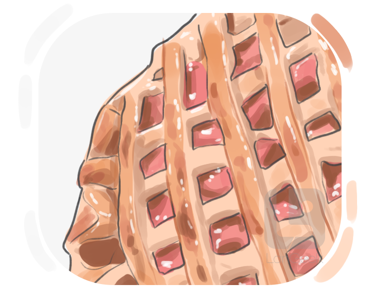 lattice pastry definition and meaning