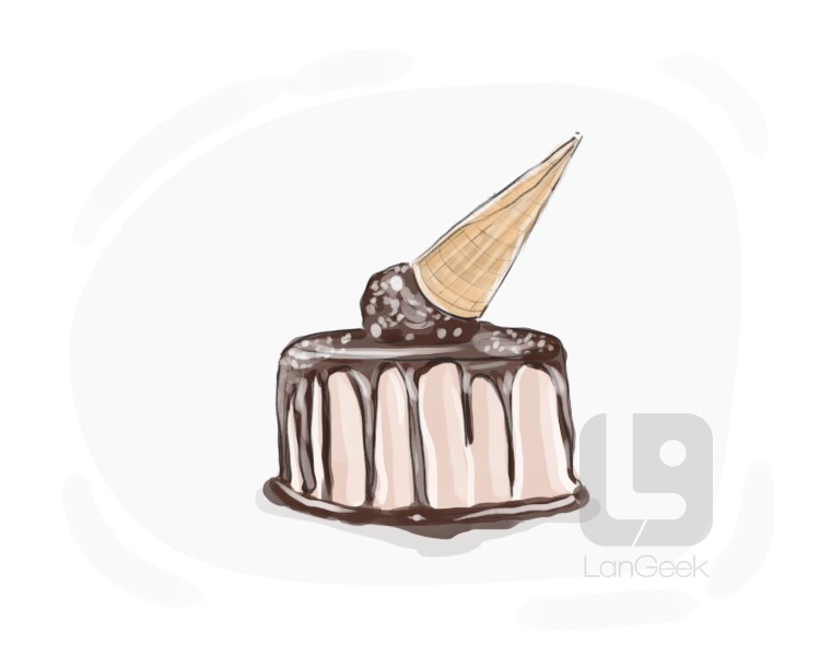 ice-cream cake definition and meaning