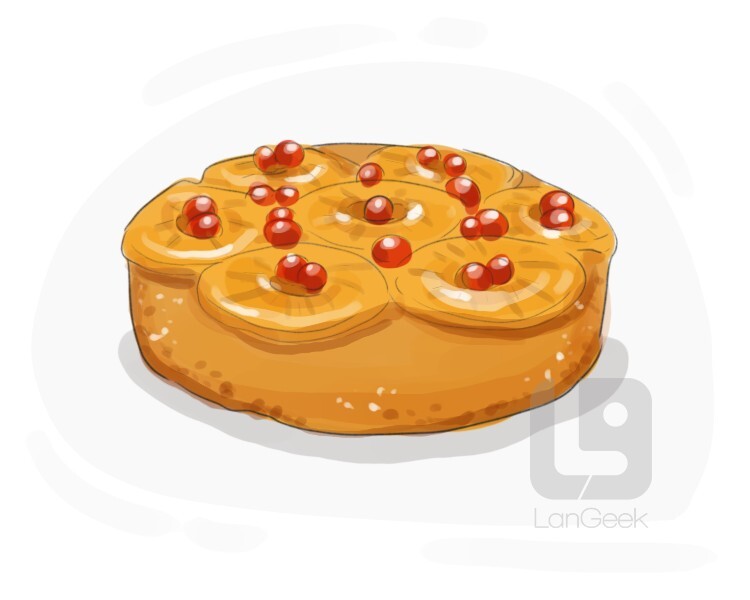 upside-down cake definition and meaning
