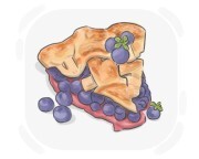 blueberry pie