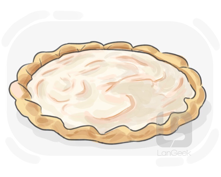 cream pie definition and meaning