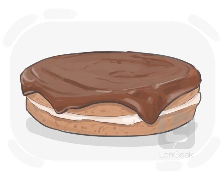 Boston cream pie definition and meaning