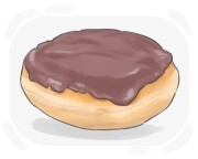Boston cream donut