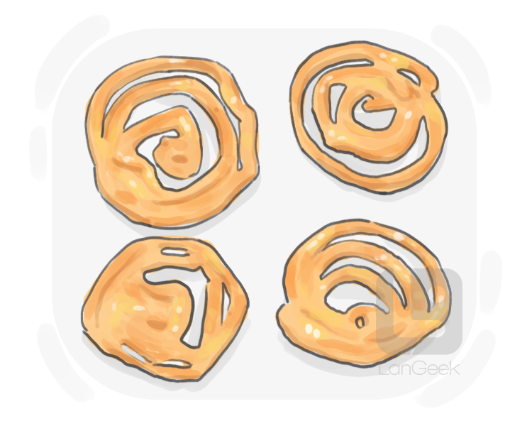jalebi definition and meaning
