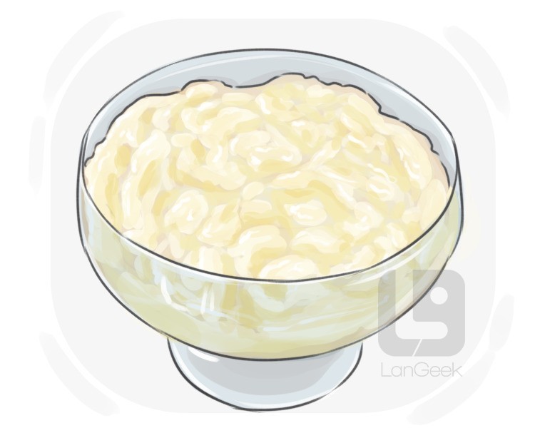 tapioca pudding definition and meaning