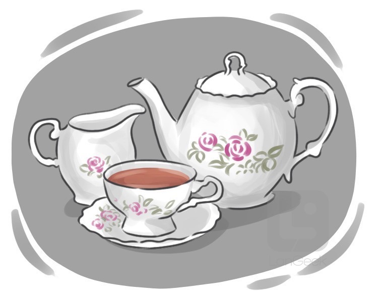 tea set definition and meaning
