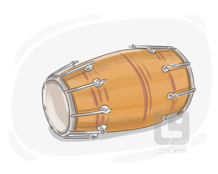 dholak definition and meaning