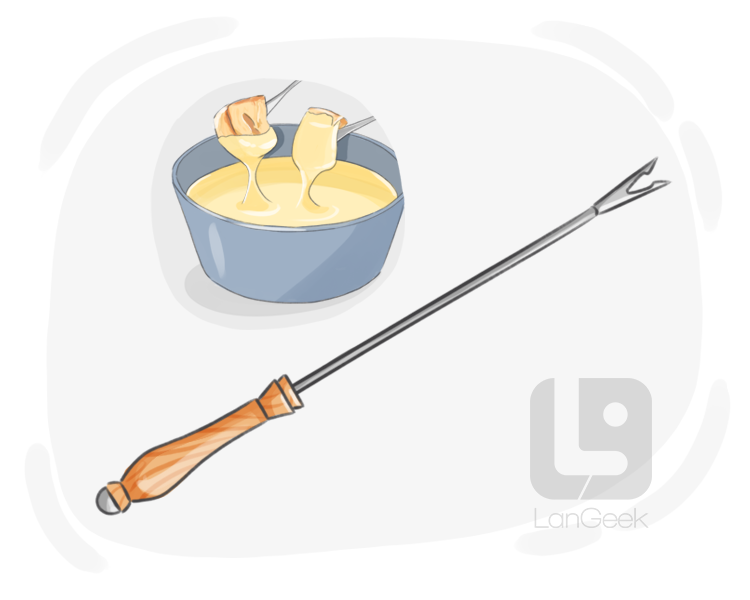 fondue fork definition and meaning