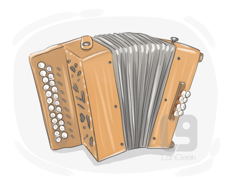 button accordion definition and meaning