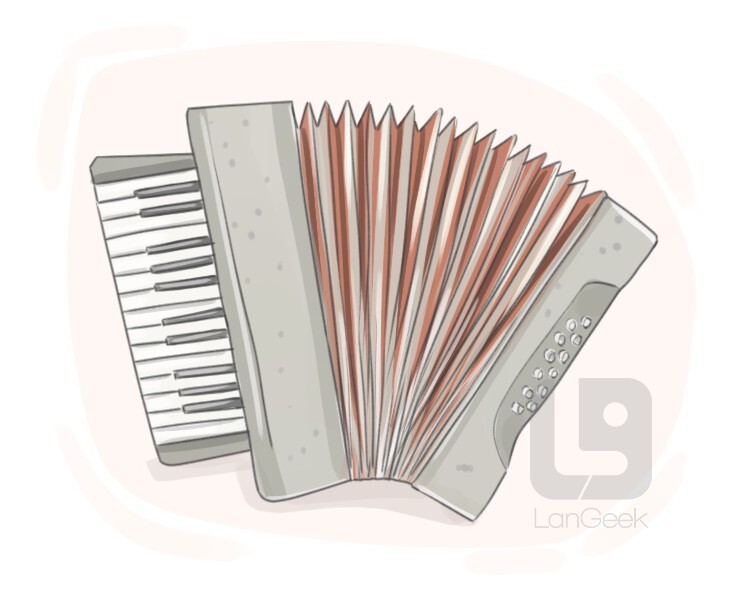 Definition & Meaning of "Piano accordion" LanGeek