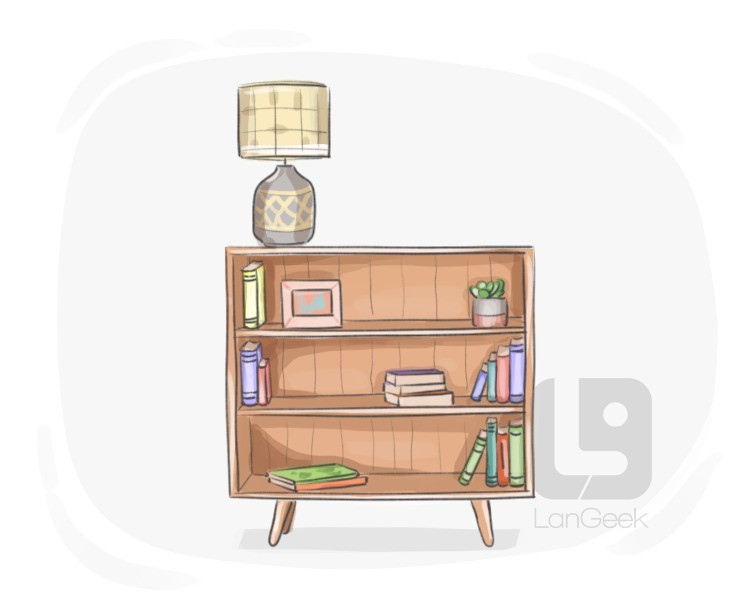 bookshelf definition and meaning