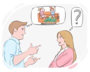 to [be] in for a treat