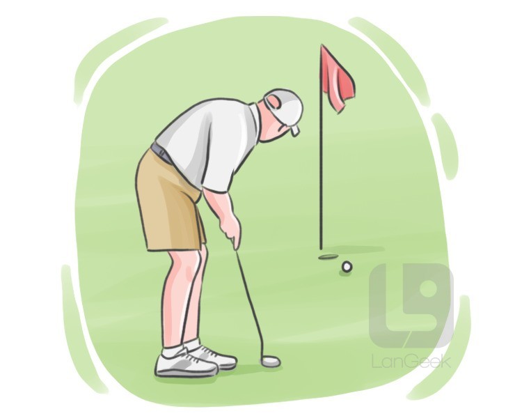 golf player definition and meaning