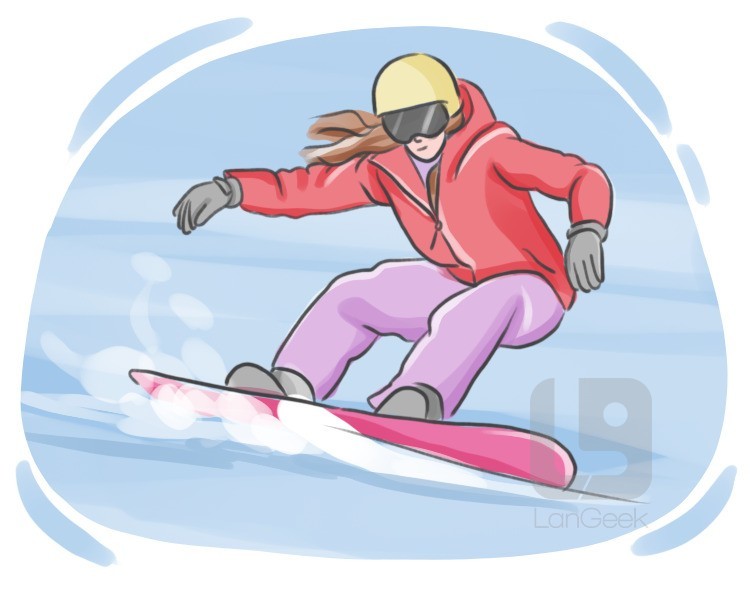 to snowboard definition and meaning