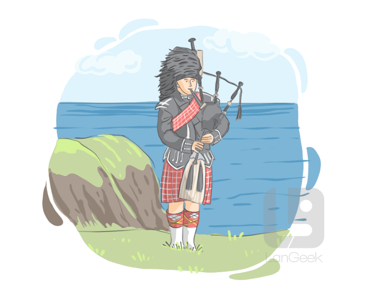 bagpiper definition and meaning