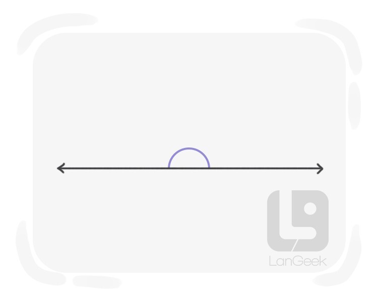 Definition & Meaning of Straight angle