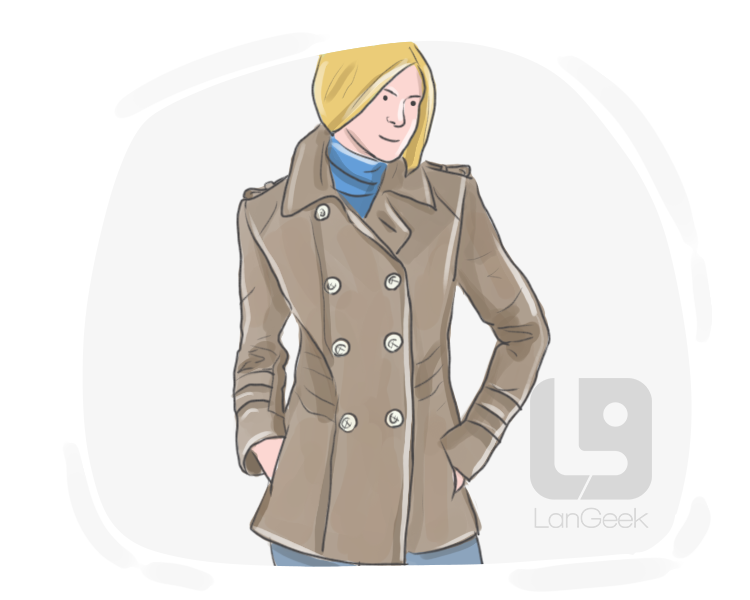 pea jacket definition and meaning