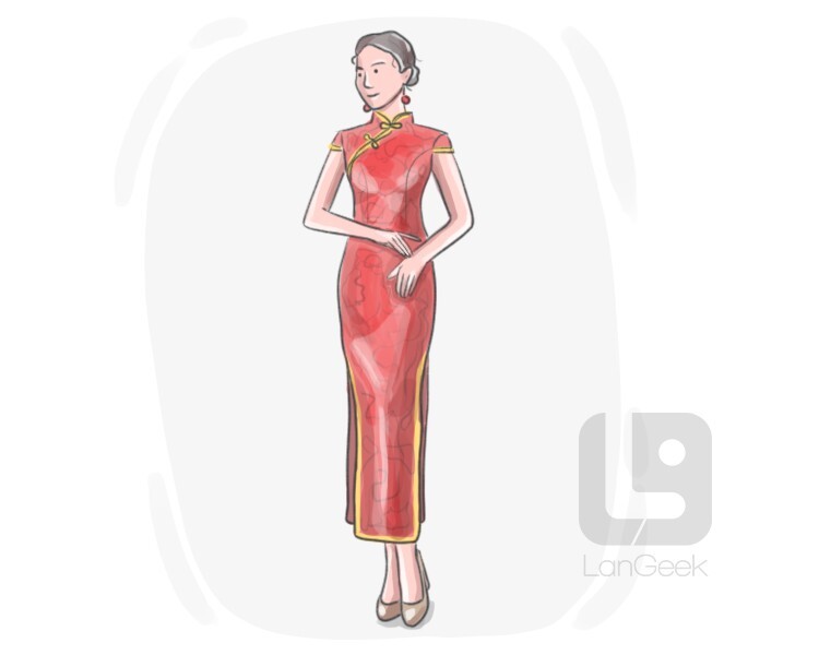 Definition Meaning of Cheongsam Picture Dictionary