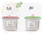 to [come] out on top