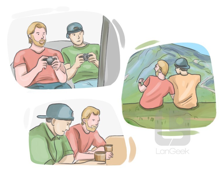 Definition & Meaning of "Be in each other's pockets" LanGeek