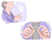 to [drop] {sb/sth} like a bad habit