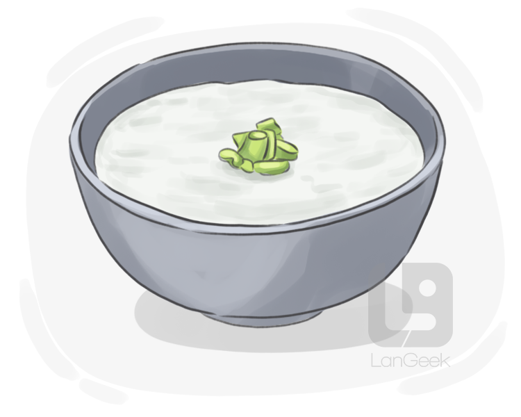 congee definition and meaning