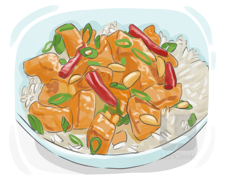 kung pao chicken definition and meaning