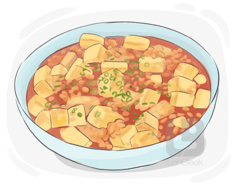 mapo tofu definition and meaning