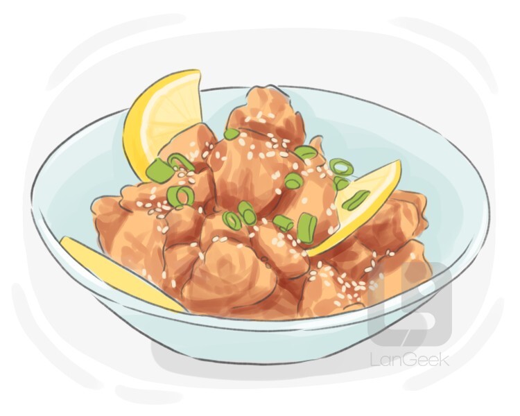 Definition & Meaning of "Orange chicken" LanGeek