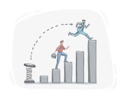 to [put] {sth} to work