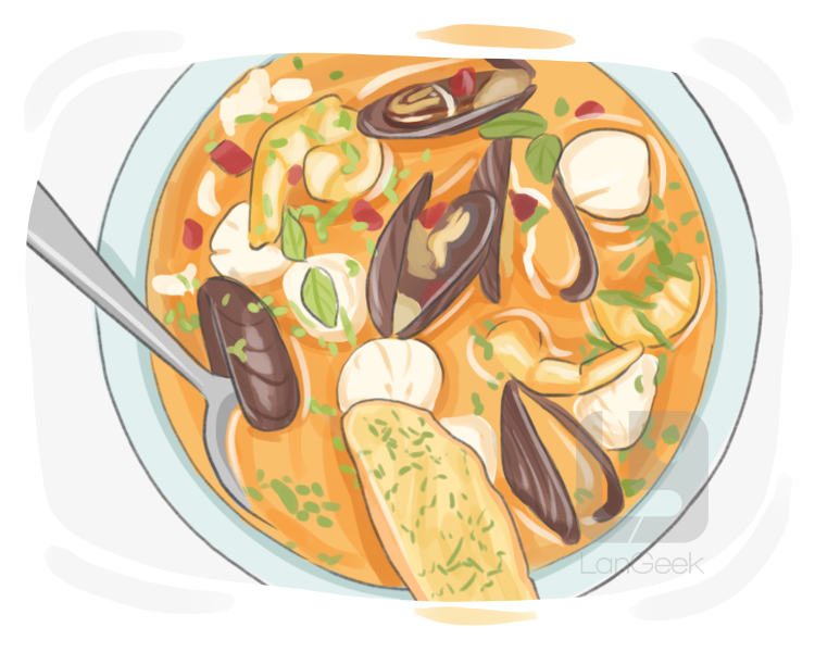 bouillabaisse definition and meaning