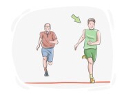 to [have] something going (on|) for {sb}